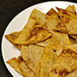 plate of pita baked chips