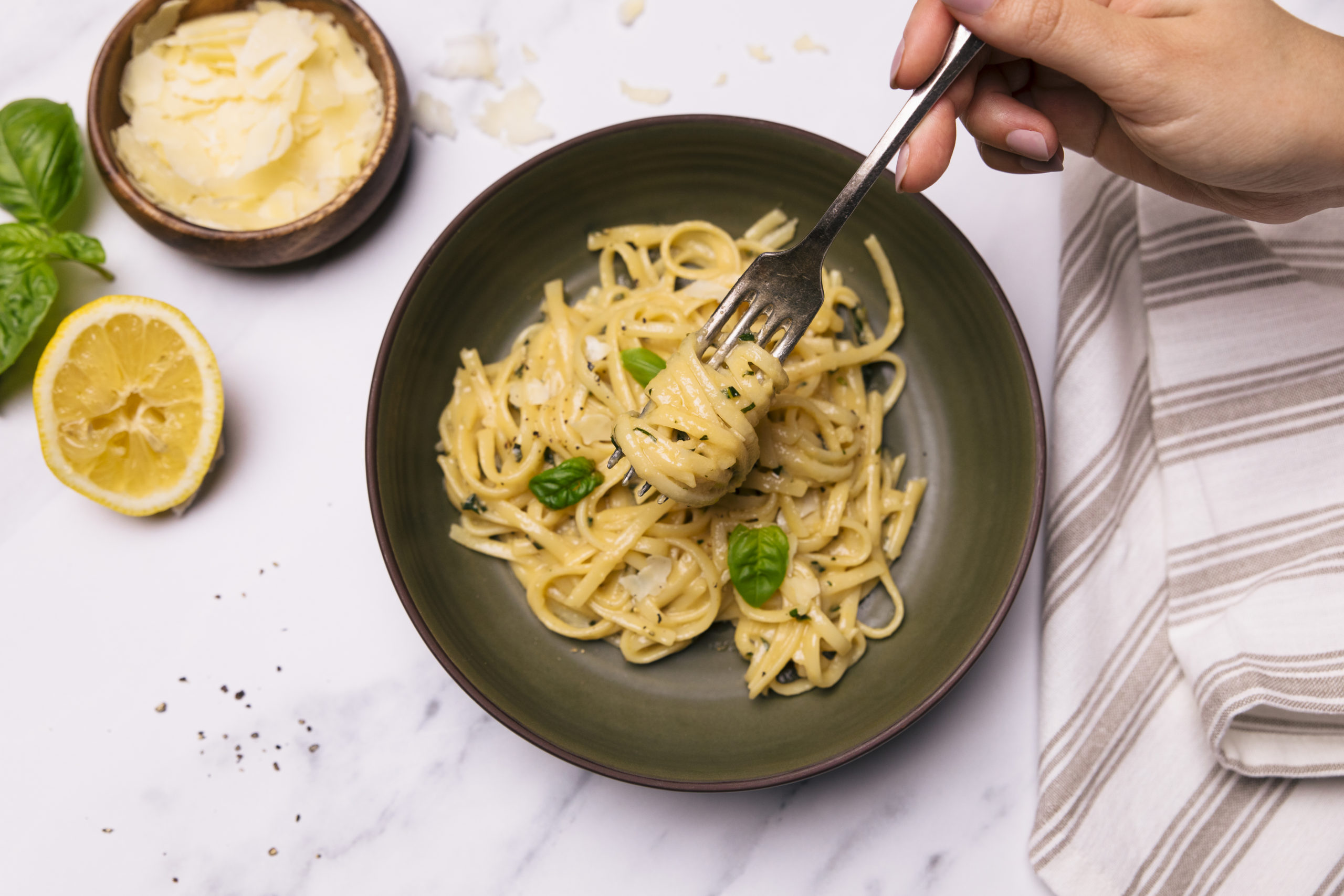 Creamy Butter Miso Pesto Pasta BC Dairy