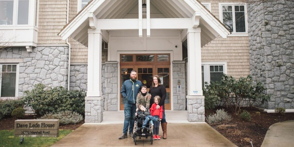 Canuck Place Family Dave Lede House
