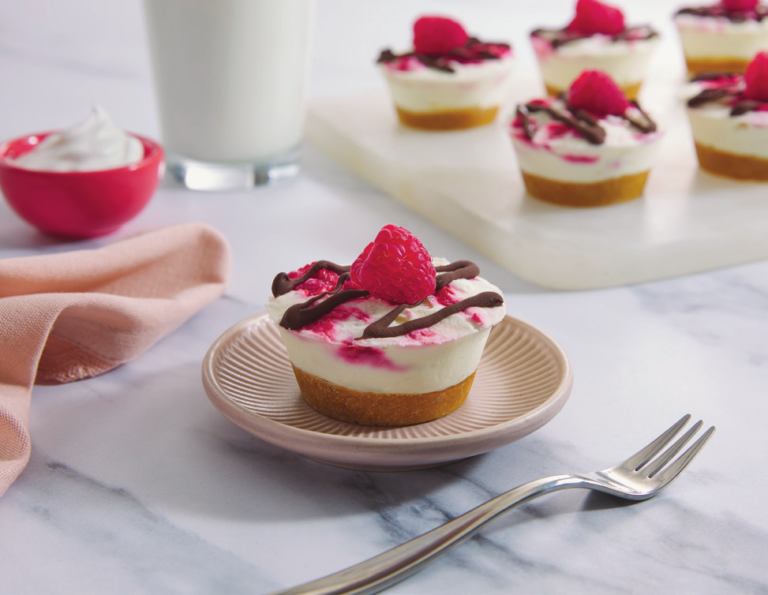 Raspberry Cheesecakes